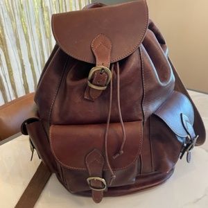 Genuine Leather Backpack/ Bag.  Made in Italy